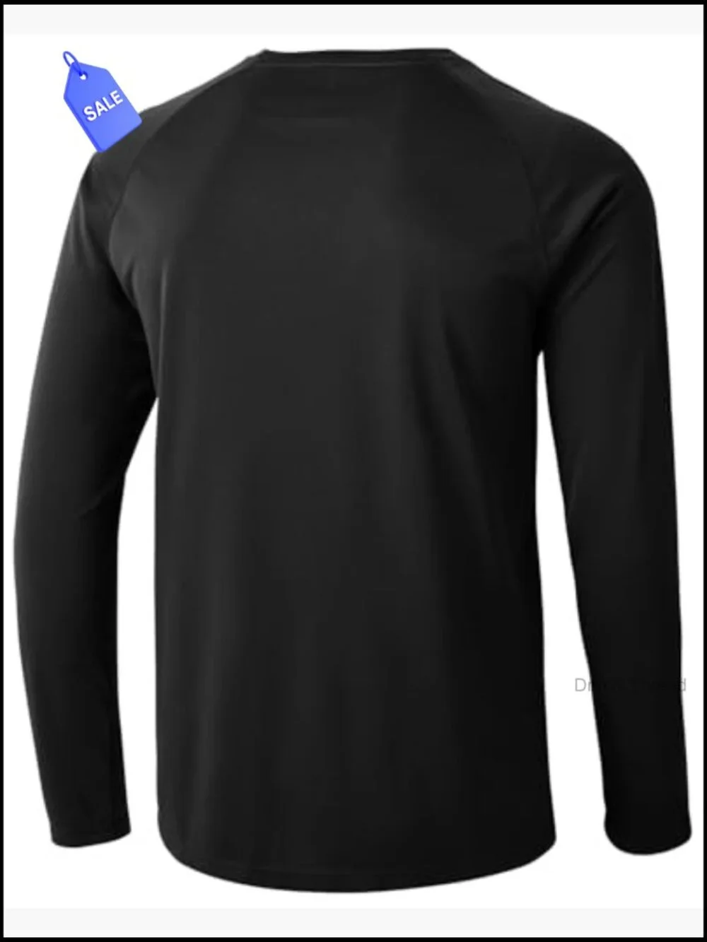 Mens Sun Protection Hiking Shirts Long Sleeve UPF 50+ Lightweight Fishing Swim